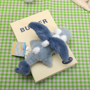 Adorable Llavero de Peluche de Dinosaurio Acostado con Diseño de Dragón Celestial Colorido, Mini Juguete de Peluche para Colgar en la Bolsa, Regalo Kawaii para Niños - Product Image 3