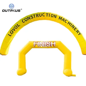 Inflatable Arch Start Finish Line Arch Outdoor Inflatable Archway for Party 5K Race Advertising Commerce,School Sport