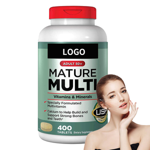 Comprimés multivitaminés premium pour adultes actifs de plus de 50 ans, enzymes digestives incluses, biodisponibilité améliorée, soutien antioxydant - Product Image 1