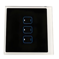 Panneau en verre trempé personnalisé, sérigraphié en céramique, pour interrupteur intelligent, affichage de contrôle d'instrument électronique