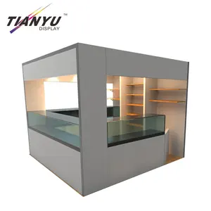 Tianyu Custom Modular Aluminum Frame Booth Exhibition Stand Trade Show Display 10ftx10ft With Jewelry Glass Counter