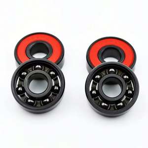 Rodamiento de Bolas de Cerámica Híbrido 608 2RS Negro, 8*22*7mm, Rodamiento de Nitruro de Silicio para Patines de Ruedas, Monopatín, Rodamientos en Miniatura - Product Image 3