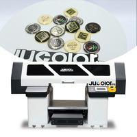 Jucolor 6040 A2 UV numérique feuille d'aluminium ballon Foodbag cuir toile imprimante à jet d'encre de haute qualité