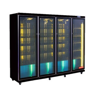 Armoire Réfrigérée Commerciale pour Bières et Vins avec Congélateur, Affichage Panoramique Sans Givre et Éclairage Tricolore - Product Image 5
