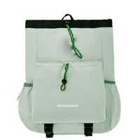 Sac à dos en denim avec cordon de serrage pour raquette de badminton, en polyester, grande capacité, imperméable, respirant, ultra-léger, sac de sport pour