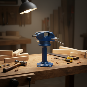 Étau de banc pivotant de 3 pouces en fonte pour le travail du bois, le perçage et la découpe - Product Image 2