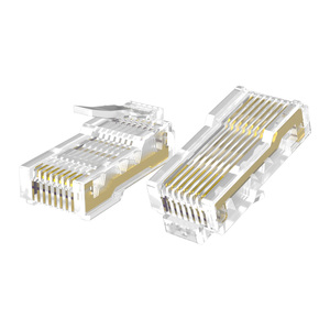 Connecteur transducteur double <span class=keywords><strong>RJ45</strong></span> XL-702, convertisseur de fréquence, prise 26 mm à angle droit pour mâle vers mâle modulaire - Product Image 4