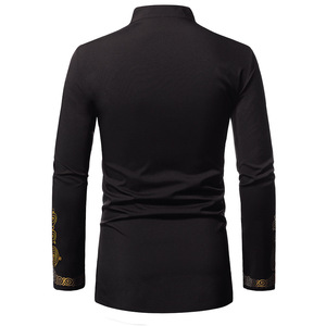 Nouvelle Collection <span class=keywords><strong>2020</strong></span> : Chemises Dashiki Traditionnelles Africaines à Manches Longues <span class=keywords><strong>pour</strong></span> Hommes – Vêtements Africains en Gros - Product Image 5