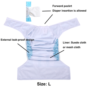 Compra Uno y Lleva Otro Gratis, Oferta por Tiempo Limitado, Pañales <span class=keywords><strong>de</strong></span> Tela Reutilizables para Adultos, 40-90 kg, Súper Absorbentes y Transpirables - Product Image 2