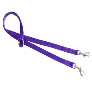 HBD923 Cheap Luxury Traction Rope Two Jointed One Double <b>Hooks</b> Two-headed Nylon Pet <b>Dog</b> Leash - Product Image 6