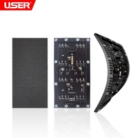 Haute Définition 360 Courbe P1.5 P1.86 P2.5 P4 Écran Led Module Souple Intérieur Extérieur Incurvé Doux Vertical Flexible LED Écran