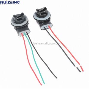 Support de lampe d'arrêt 3157 double prise de fil support de lampe de voiture 3157 connecteur prise de courant série 3156 - Product Image 2