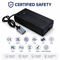 Chargeur de batterie au lithium LiFePO4 personnalisé 12V 24V 48V 60V 72V 84V 14.6V 29.2V 29.4V 54.6V 58.4V 5A 10A 20A pour vélo électrique et robotique