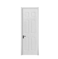 Portes en bois à prix direct usine, portes en bois massif blancs pré-entraînés pour usage intérieur