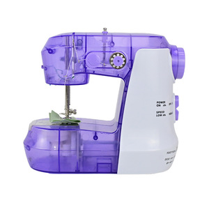 Mini machine à coudre portable à plat avec moteur à aiguille simple, haute vitesse et facile à utiliser pour les débutants, idéale pour les voyages, la maison et l'école - Product Image 1