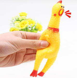 Juguete Impermeable para Mascotas, Gato o Perro, con Sonido de Pollo Amarillo que Chillando, Diseño Biónico - Product Image 3
