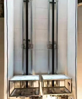 Moteur de traction 70kg petit monte-charge de cuisine ascenseur de nourriture/ascenseur de serveur muet Commercial pour Restaurant