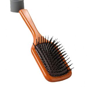 Wholesale Custom Wooden air Cushion Hair <b>Brush</b> Scalp Massage airbag Comb square Detangling Hair <b>Brush</b> for Women - Product Image 5