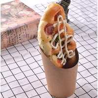 Récipient alimentaire en papier kraft à paroi unique écologique de qualité fiable pour l'estampage d'oeufs bouffés de frites