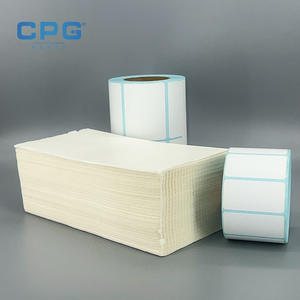 Paquete al por Mayor de Etiquetas Adhesivas Térmicas Transparentes para Impresión de Imágenes, 4x4 Pulgadas, 100x150 mm, 125 g/m², Rollo de Etiquetas para Estantes de Supermercados y Minoristas - Product Image 1