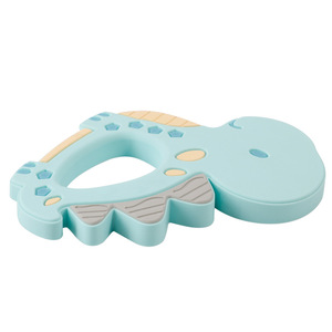 Jouet de dentition en forme de dinosaure mignon pour bébés, confortable et essentiel pour la dentition, en silicone de qualité alimentaire, pour nourrissons de 0 à 24 mois - Product Image 3