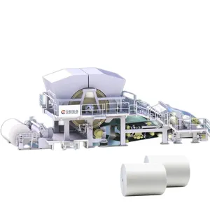 Petit rouleau de papier toilette et ligne de production de machine de fabrication de papier de soie essuie-tout bon prix