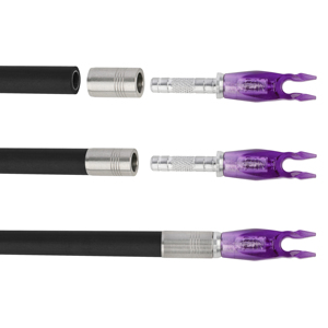 Flechas Pandarus <span class=keywords><strong>Elite</strong></span> X10 de Carbono y Aluminio, Spine 350-1000, Microdiámetro de 3.2mm con Plumas en Espiral para Arco Compuesto de Caza - Product Image 2