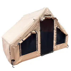 Tente gonflable en toile 2022, tente cloche en coton pour <span class=keywords><strong>Camping</strong></span> en plein air (2/4/6/8 personnes) - Product Image 1