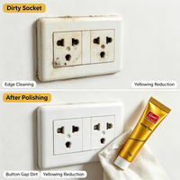 Pâte à polir pour prises électriques G3Hu, nettoyant multi-usages pour taches de prises, crème à polir pour éclaircir les prises murales pour usage domestique