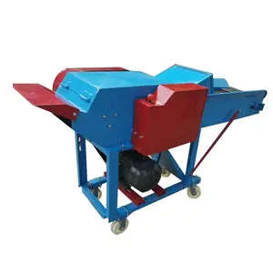 diesel electronic cow grass cutting kneading mini goats grass chaff cutter rabbit feed blades grinder machine for sale