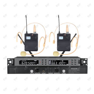 Micrófono Inalámbrico Profesional de Doble Canal EIF HD-1100, de Mano, con Bodypack XLR, Ligero, para Actuaciones en Escenario, Gran Venta - Product Image 5