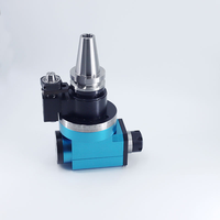 Tête d'angle pour machines-outils CNC 90 degrés BT40 BT50, porte-outil de fraisage droit en acier rapide, rainurage axial 20 mm
