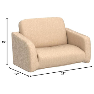 Giving Tree <b>Kids</b> <b>Sofa</b> Foldable Corduroy Chair For Toddlers 2 Years And Above With Handrails - Product Image 2