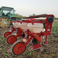Semoir à maïs à haute efficacité 2BYF-2 à 2 rangs et machine à fertiliser, mini semoir à maïs pour tracteur à pied à bas prix