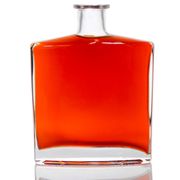 Bouteille en verre vide personnalisable avec logo pour spiritueux, 700 ml, pour bar, fête, mariage, vente en gros, avec échantillon gratuit