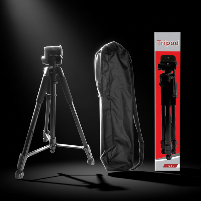 1.7M Professional Aluminum Alloy Tripod with Flip Lock for DSLR & Video Camera-Portable Travel Stand