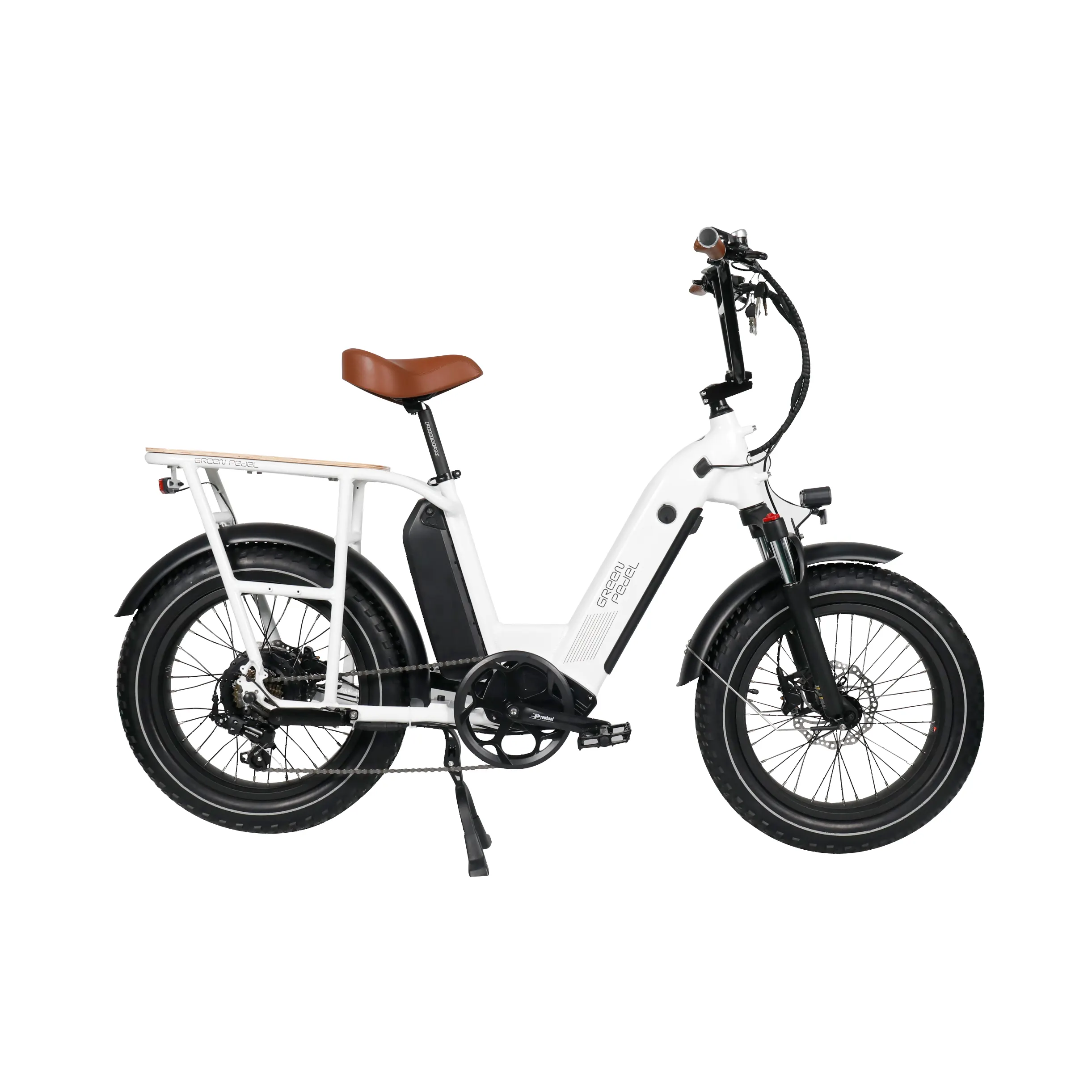 2023 Hot Sale 48v 750w Dual Battery Ebike Aluminum Alloy Electric Fat Tire Cargo Bicycle