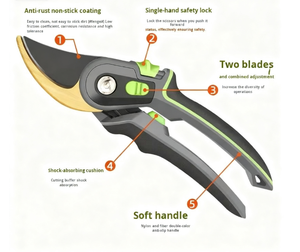 35mm Đường kính công nghiệp vườn Telescopic tỉa Shears cho nhanh chóng cắt tỉa của cây ăn quả hoa chi nhánh và các nhà máy - Product Image 2