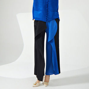 Nouvelle Collection Été 2026 – Pantalon Plissé Large Respirant et Texturé pour Femme – Tendance, Décontracté et Élégant – Meilleure Vente - Product Image 3