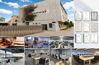 Scrivania Direzionale Moderna a L, Arredamento per Ufficio Commerciale, Scrivania Angolare per Manager con Armadietto, Dimensioni Personalizzabili