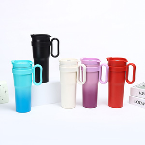 Mug de voyage isotherme en acier inoxydable Creative Giant 40oz avec poignée, portable, écologique, pour voiture - Product Image 1