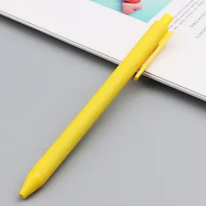 पदोन्नति रंगीन कलम शरीर पर्यावरण के अनुकूल 0.5mm नरम प्लास्टिक जेल स्याही कलम