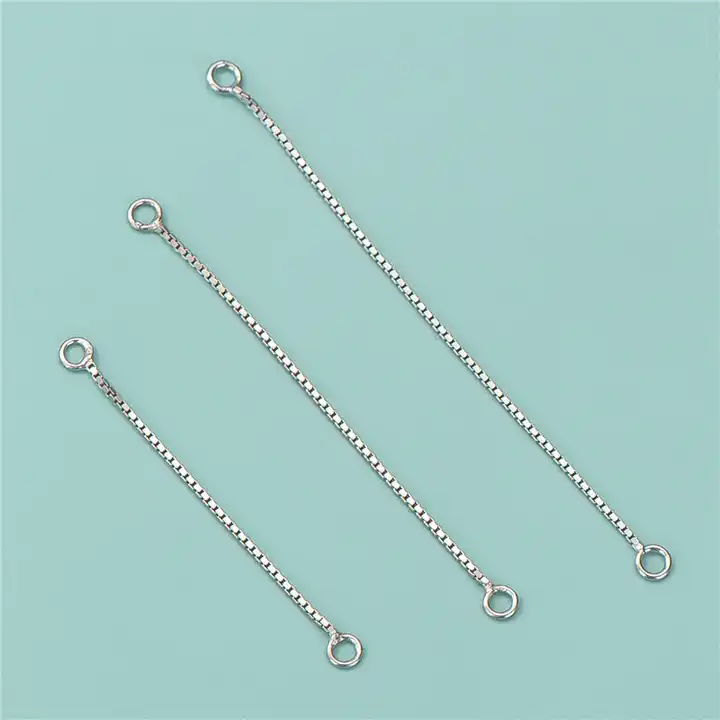 Necklace Extender Sterling Silver Necklace Extenders for Women Necklaces Silver Extenders for Necklaces Bracelet Extender Chain S925 Silver