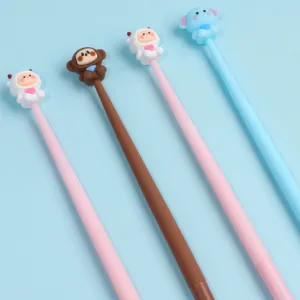 Creative Cartoon Pen Cute Pet Paradise Student Stationery 0.5 Mm Writing School Supplies Silica Gel Pen