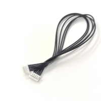 JST-SH 1.0MM 2/3/4/5/6/7/8/9 Pin konektor pria ganda kabel kawat silikon Terminal pre-crimp untuk Drone RC FPV sirkuit ESC