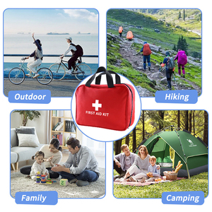 Botiquín de Primeros Auxilios Portátil Go Safe, Kit Médico de Emergencia para el Hogar, Viajes y Actividades al Aire Libre, Incluye Suministros Esenciales para Atención Inmediata - Product Image 3