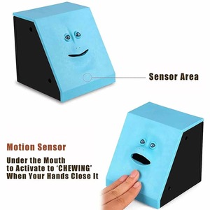 Hucha con forma de rostro humano, creativa, que come dinero, para decoración de habitaciones. - Product Image 6