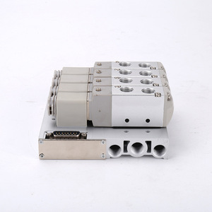 Conjunto de Válvulas Integradas ZL6102-02, Base de Colector Neumático con Solenoide para Tubo de 8mm, Nuevo, Circuito Electromagnético - Product Image 4