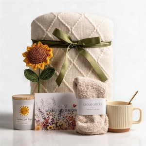 LQ260633 Anforsun Panier-cadeau unique pour femmes, avec tournesols rayonnants, idéal pour un anniversaire ou pour exprimer sa pensée, pour la meilleure amie - Product Image 5