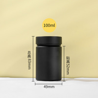 Bouteilles en plastique vides avec bouchon à vis de 100 ml et 180 ml pour l'emballage de vitamines, produits médicaux, capsules, poudres et pilules